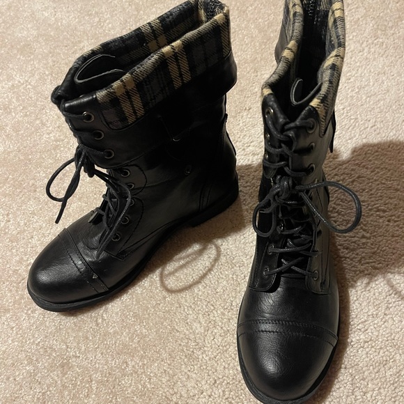 Foldable combat boots womens - Picture 2 of 4